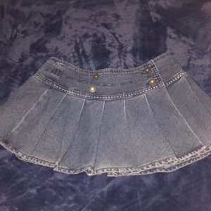 Vintage y2k mini skirt jean